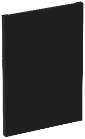 Finition arrière 80 cm Noir pour MODULO