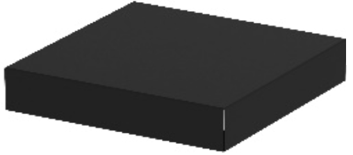 Countertop 35 cm Black for MODULO or FELIX