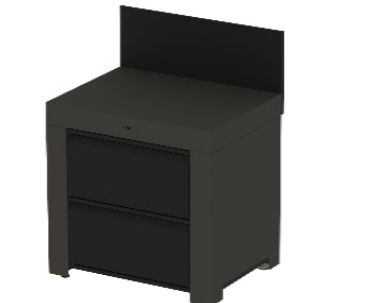 Plan de travail MODULO 2 divisions Cargo Gris