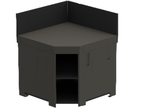 Corner Module 80 cm Cargo Grey