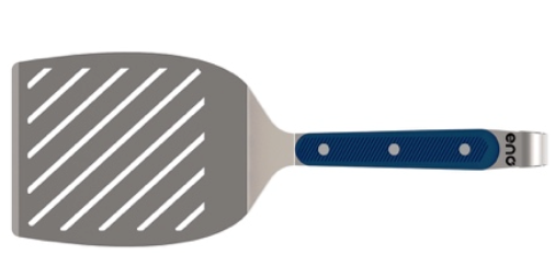 Stainless Steel Openwork Spatula, Angled