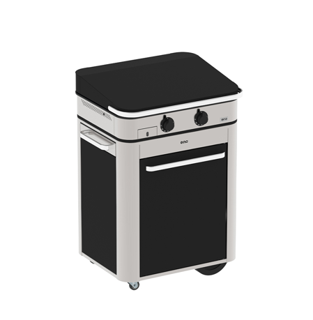 TROLLEY ENOSIGN 65 Black and stainless